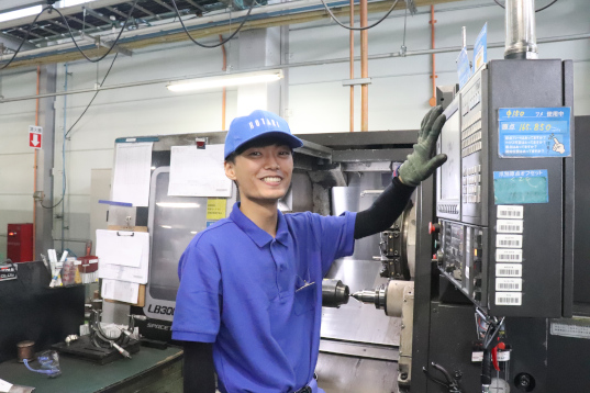 金型課 / 技能系　葛井 風雅 (2023年 入社)