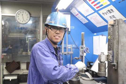 製造第3課 / 技能系　惠藤 達也 (2023年 入社)